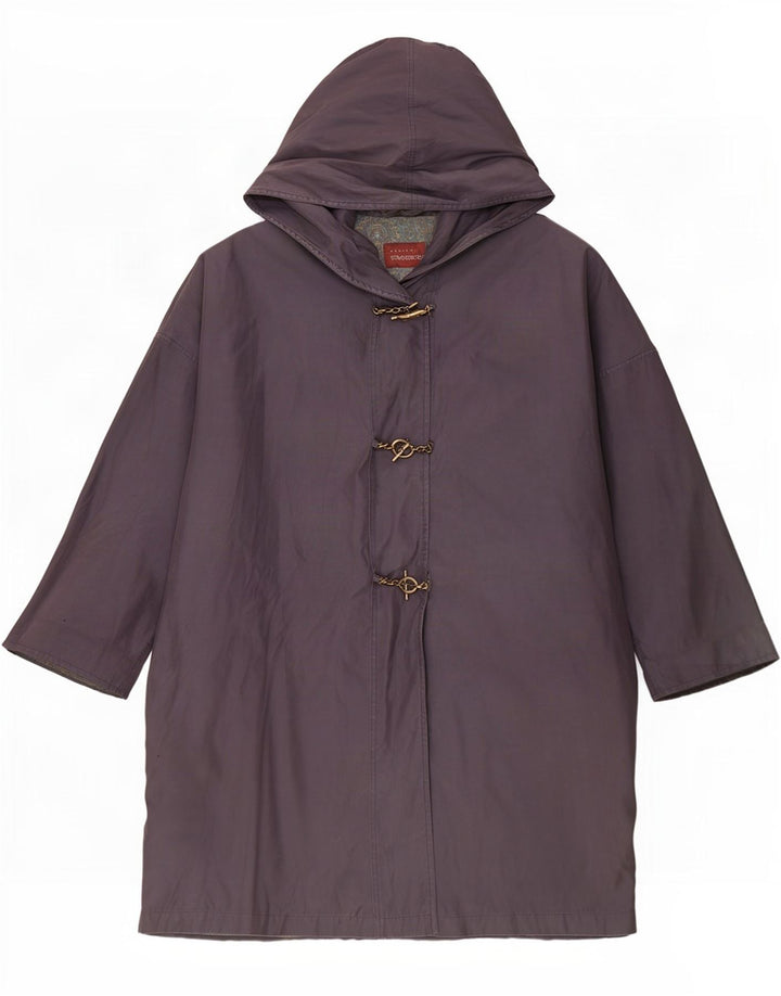 Diana Bentalls Womens Hooded Raincoat One Size Purple Polyester