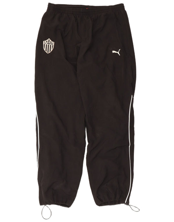 Puma Mens S.C. Trestina Tracksuit Trousers Joggers Large Black Polyester