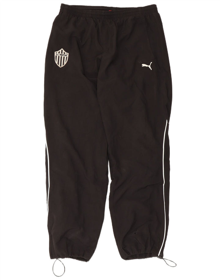 Puma Mens S.C. Trestina Tracksuit Trousers Joggers Large Black Polyester