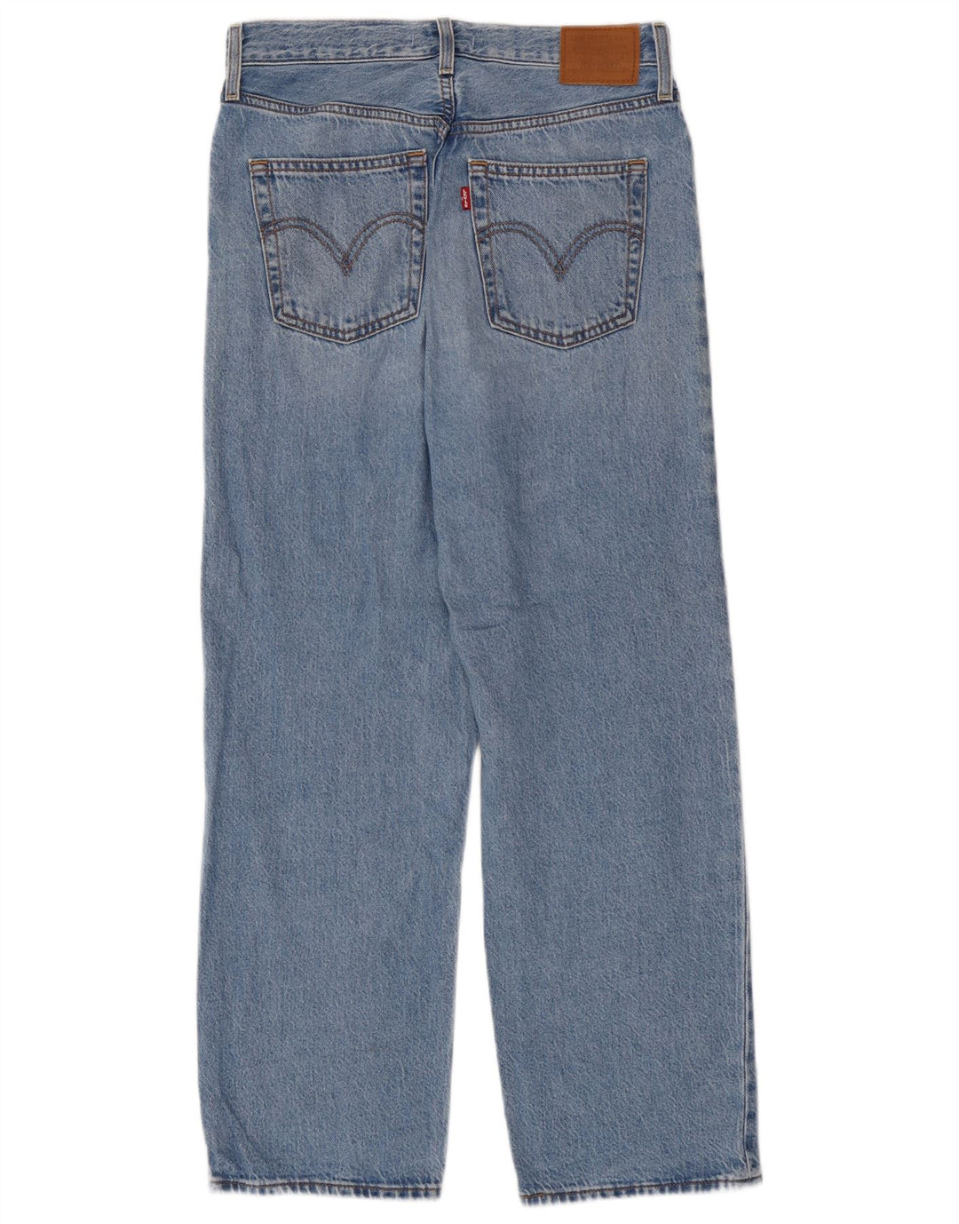 Levi's Womens Ribcage Straight Jeans W28 L27 Blue Cotton
