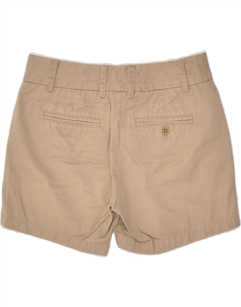 J. CREW Womens Broken In Chino Shorts US 0 XS W28 Beige Cotton | Vintage J. Crew | Thrift | Second-Hand J. Crew | Used Clothing | Messina Hembry 