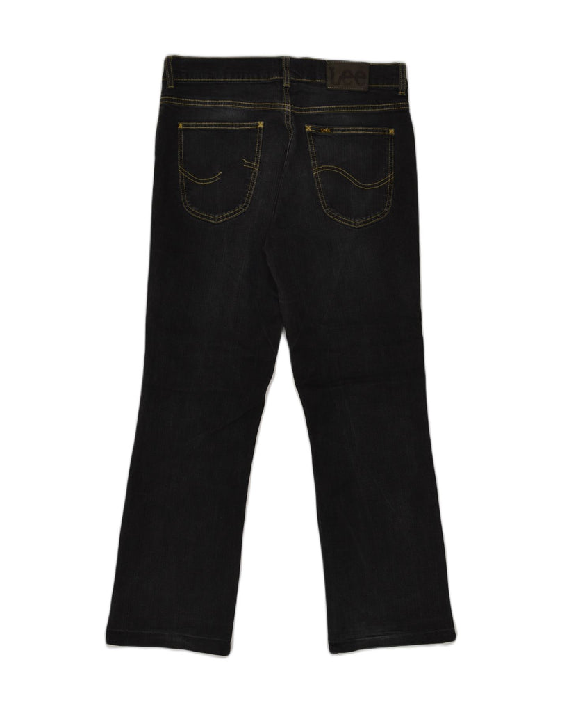 LEE Mens Premium Straight Jeans W34 L28  Black Cotton | Vintage Lee | Thrift | Second-Hand Lee | Used Clothing | Messina Hembry 