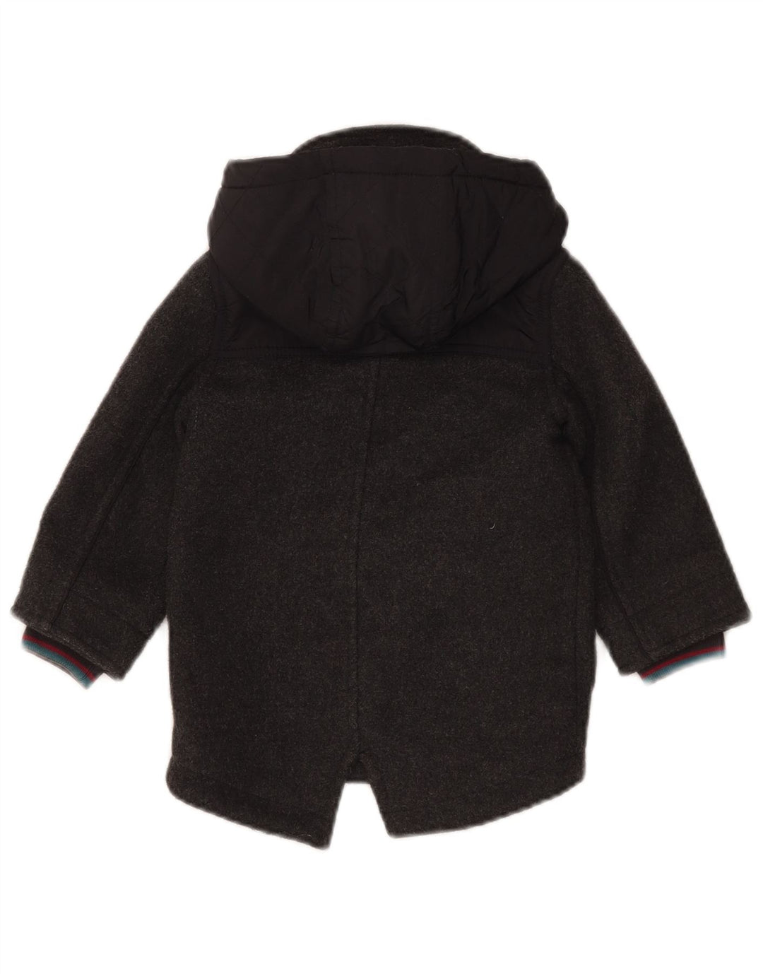 Ted Baker Boys Hooded Parka Jacket 2-3 Years Grey Polyester