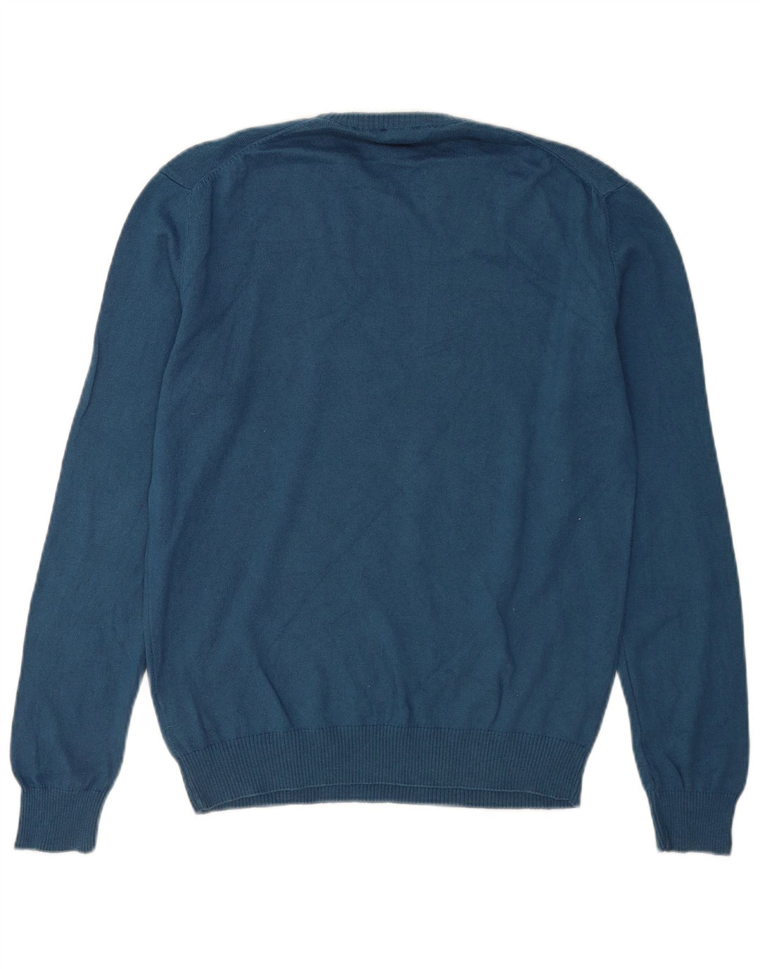 U.S. Polo Assn. Mens Crew Neck Jumper Sweater Medium Blue Cotton