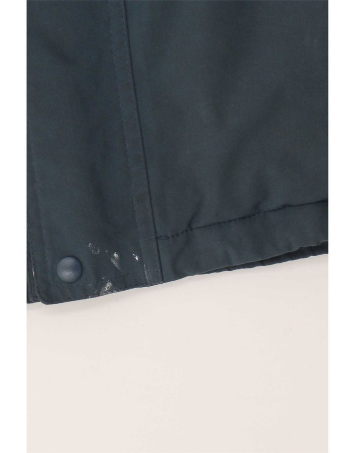 Sprayway Mens Hooded Rain Jacket UK 38 Medium Navy Blue Colourblock