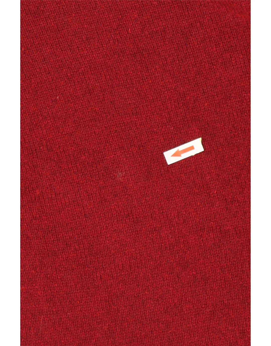 Murphy & Nye Mens Zip Neck Jumper Sweater Medium Burgundy Wool