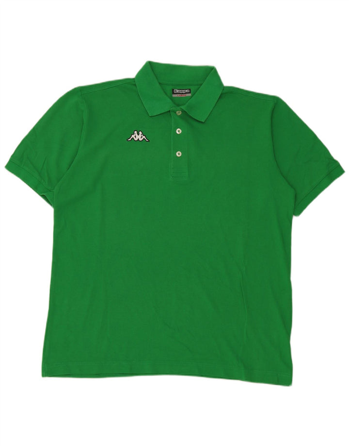 Kappa Mens Polo Shirt Large Green