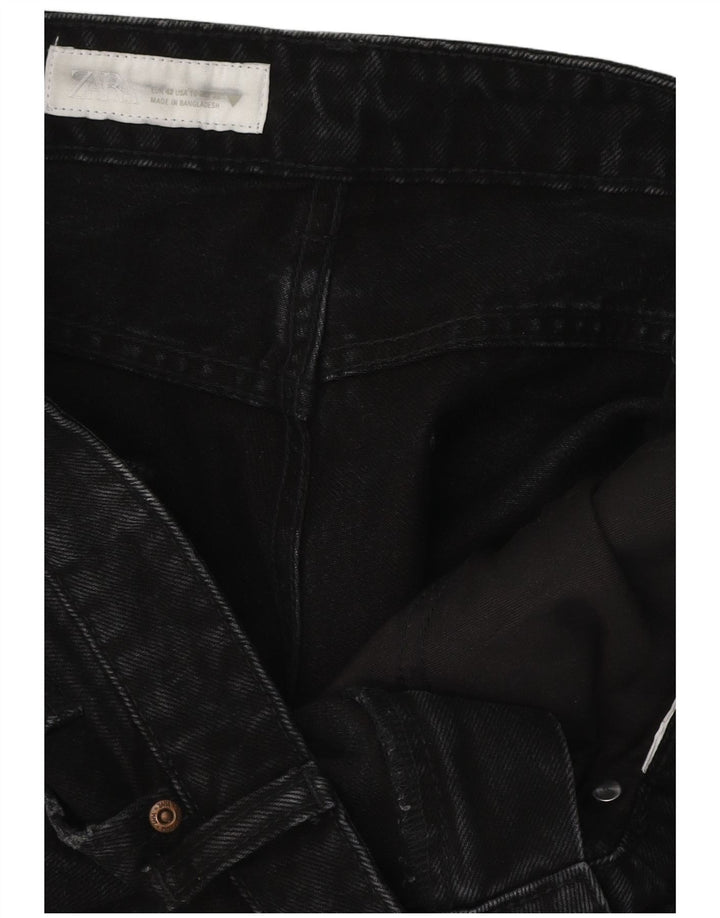 Zara Mens Bootcut Jeans EU 42 Large W32 L33 Black