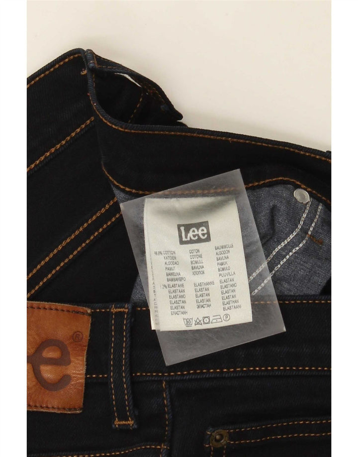 Lee Mens Brooklyn Straight Jeans W34 L30 Navy Blue Cotton