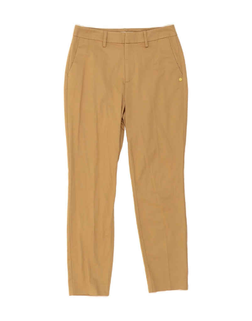 SCOTCH & SODA Womens Skinny Crop Casual Trousers W26 L26 Beige Cotton Vintage Scotch & Soda and Second-Hand Scotch & Soda from Messina Hembry 