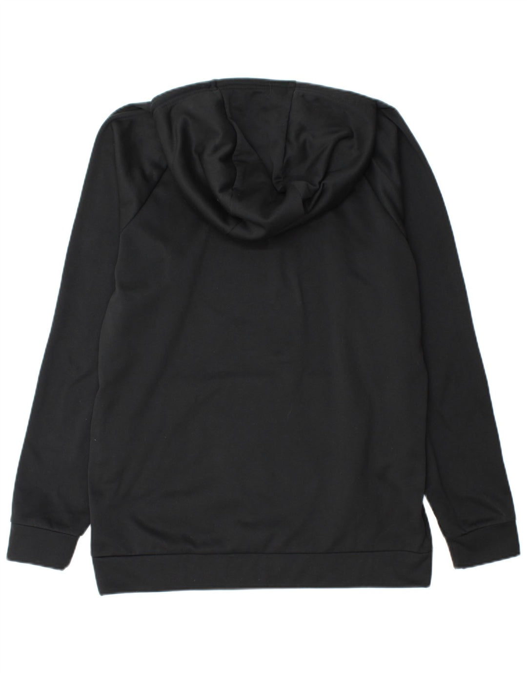 JORDAN Mens Dri Fit Hoodie Jumper Large Black Polyester