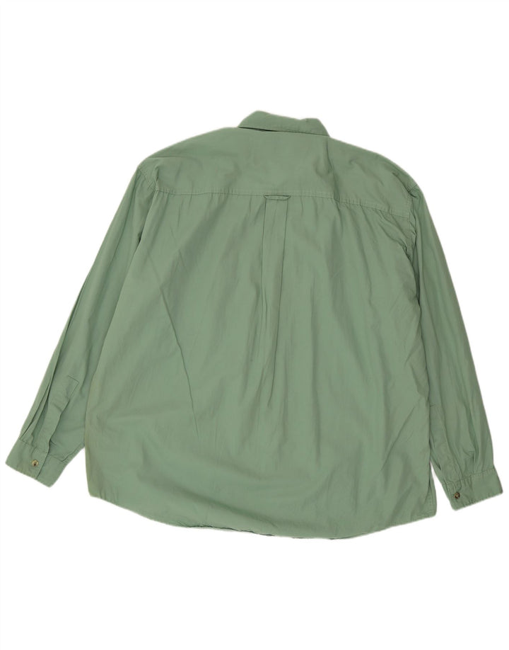 Marlboro Classics Mens Shirt XL Green Cotton