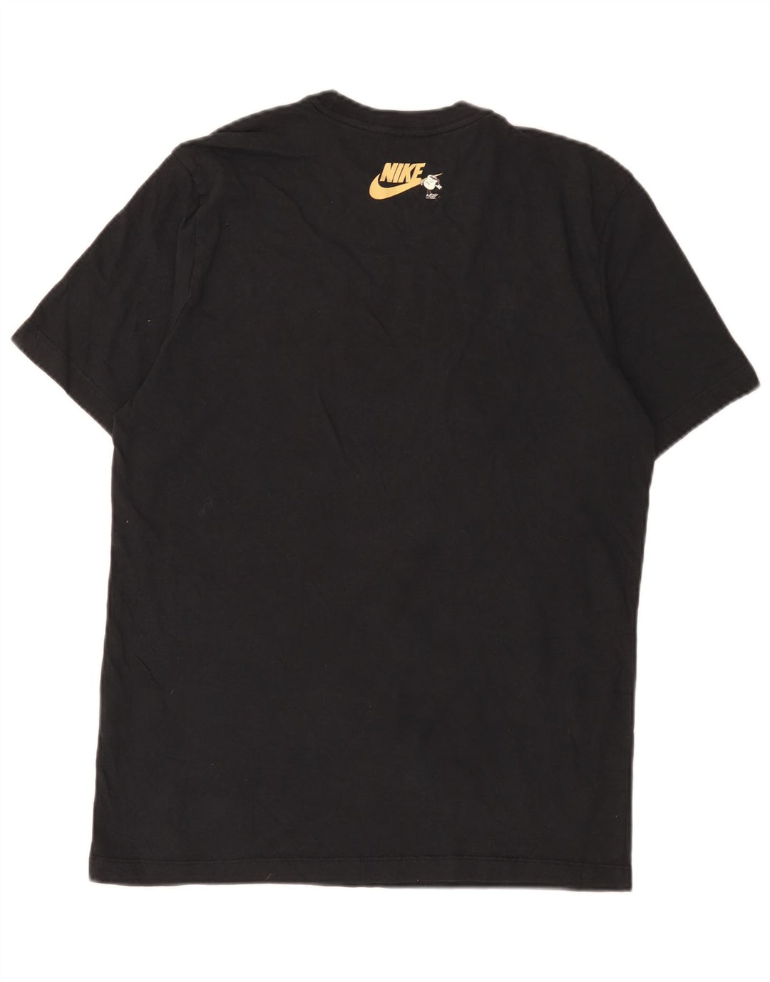 Nike Mens Graphic T-Shirt Top Medium Black Cotton