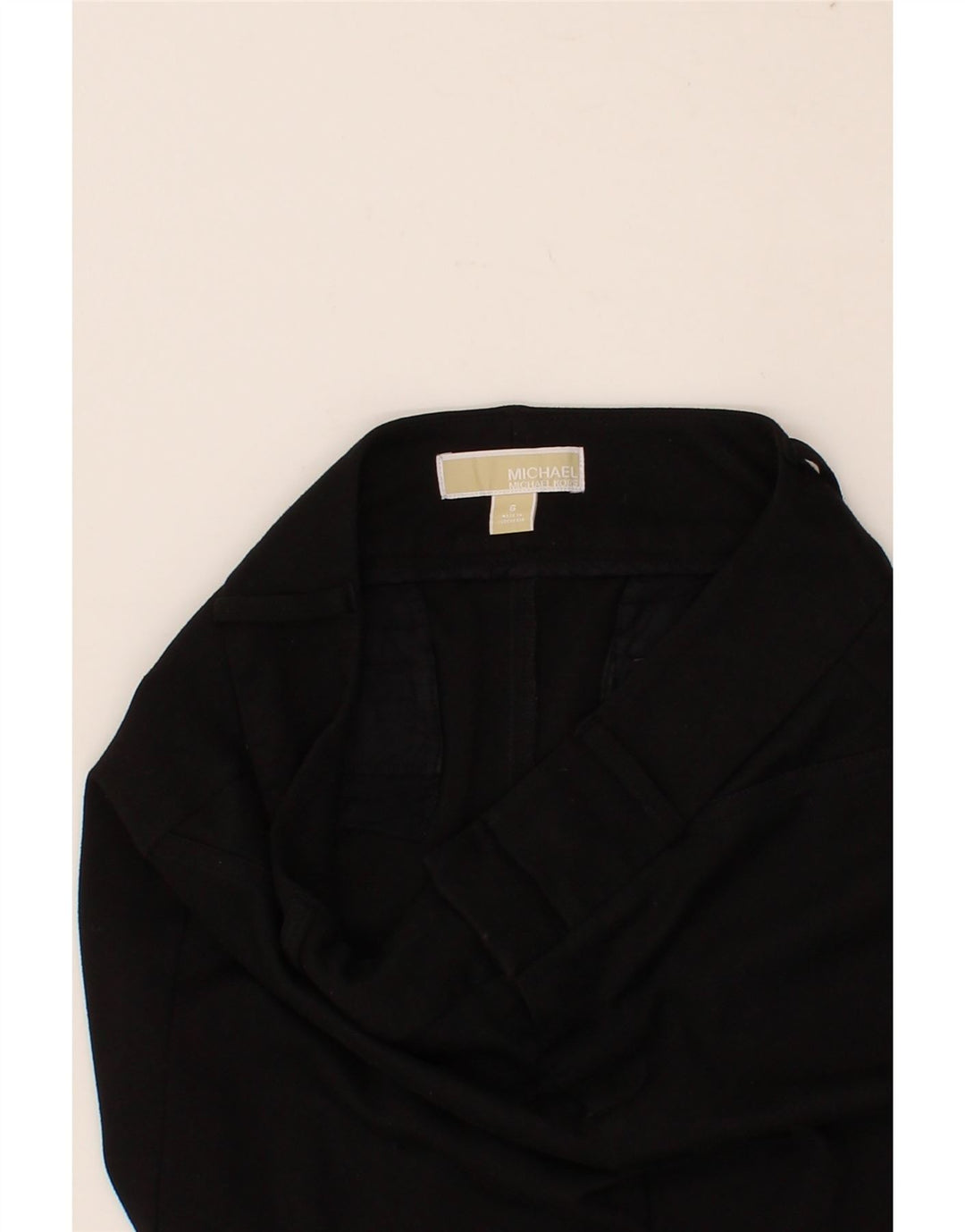 MICHAEL KORS Womens Slim Casual Trousers US 6 Medium W28 L30 Black Vintage Michael Kors and Second-Hand Michael Kors from Messina Hembry 