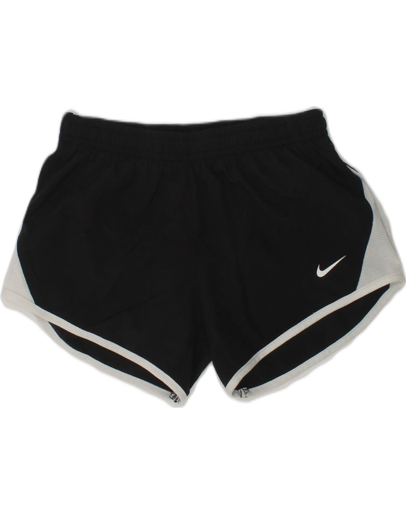 NIKE Boys Dri Fit Sport Shorts 7-8 Years XS Black Polyester | Vintage Nike | Thrift | Second-Hand Nike | Used Clothing | Messina Hembry 