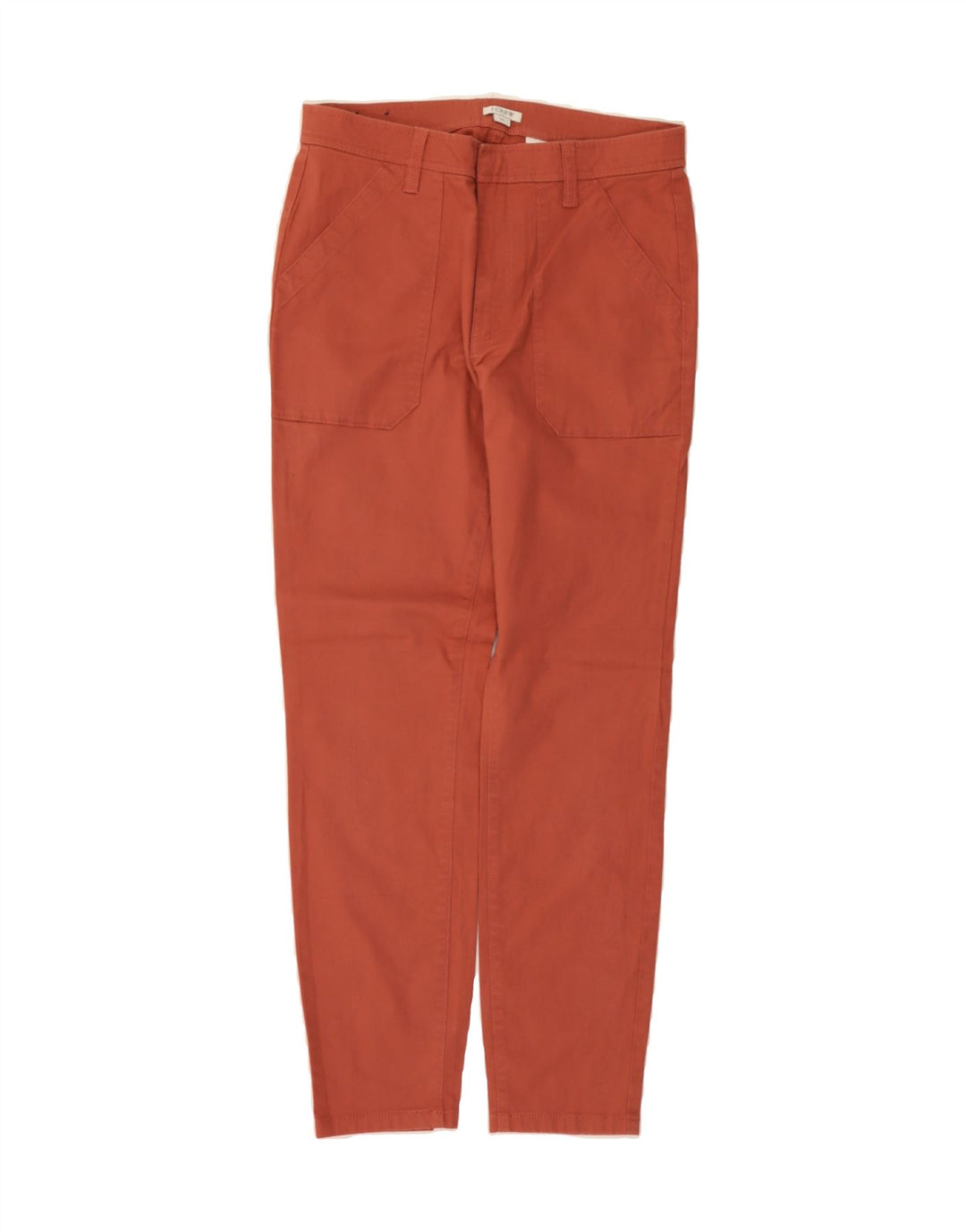 J. CREW Womens Slim Cropped Trousers W27 L27 Brown Cotton Vintage J. Crew and Second-Hand J. Crew from Messina Hembry 