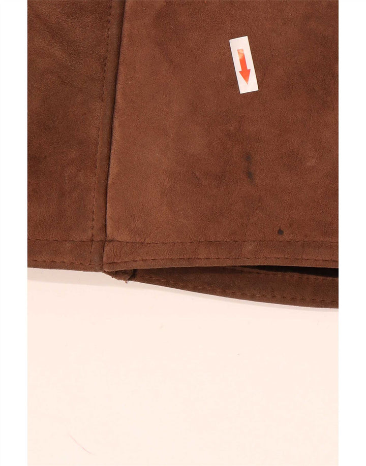 Vintage Mens Shearling Overcoat UK 40 Large Brown