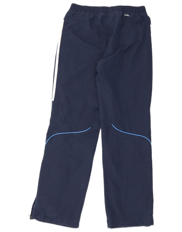 Adidas Womens Tracksuit Trousers UK 12 Medium Navy Blue Polyester Sports