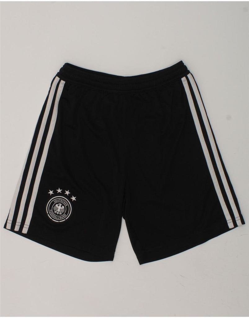 ADIDAS Boys Deutscher Fussball Bund Sport Shorts 11-12 Years Black | Vintage Adidas | Thrift | Second-Hand Adidas | Used Clothing | Messina Hembry 