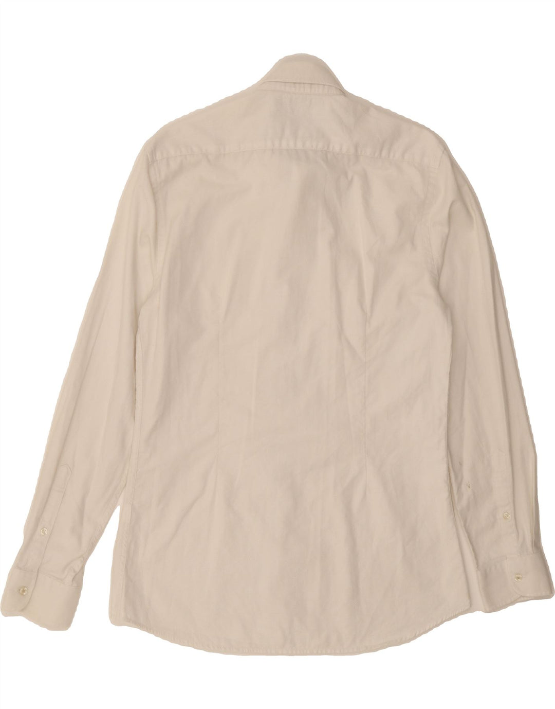 ZARA Mens Slim Fit Shirt Medium White Vintage Zara and Second-Hand Zara from Messina Hembry 