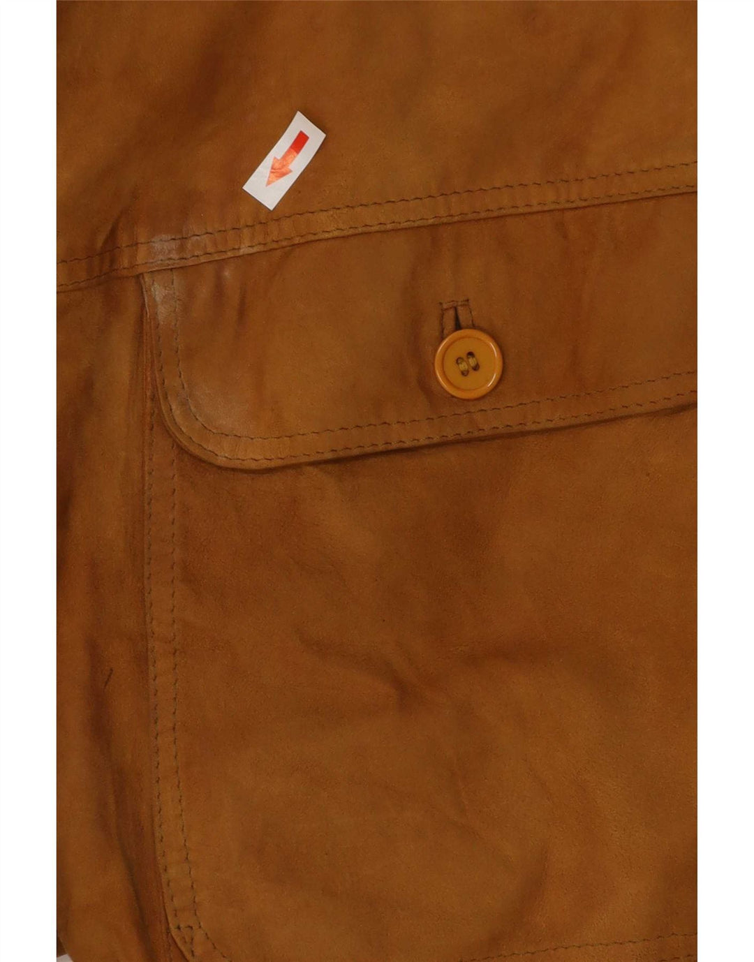 Vintage Mens Suede Bomber Jacket UK 38 Medium Beige