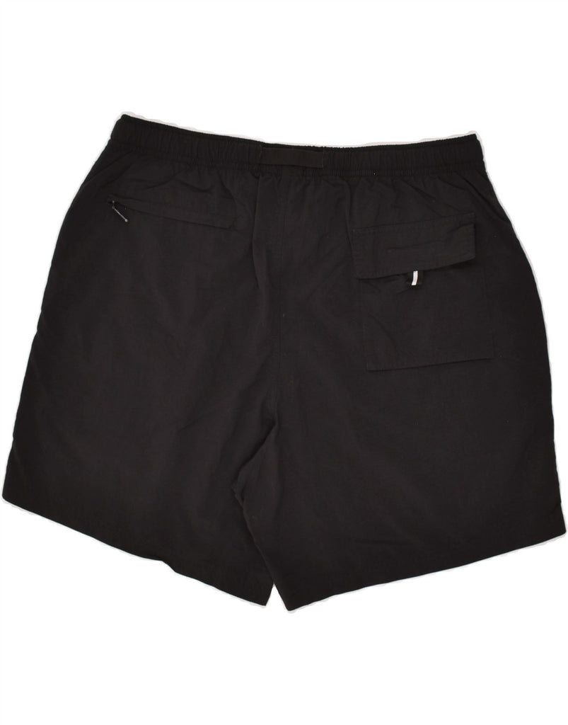 EDDIE BAUER Mens Sport Shorts Large Black Nylon | Vintage Eddie Bauer | Thrift | Second-Hand Eddie Bauer | Used Clothing | Messina Hembry 
