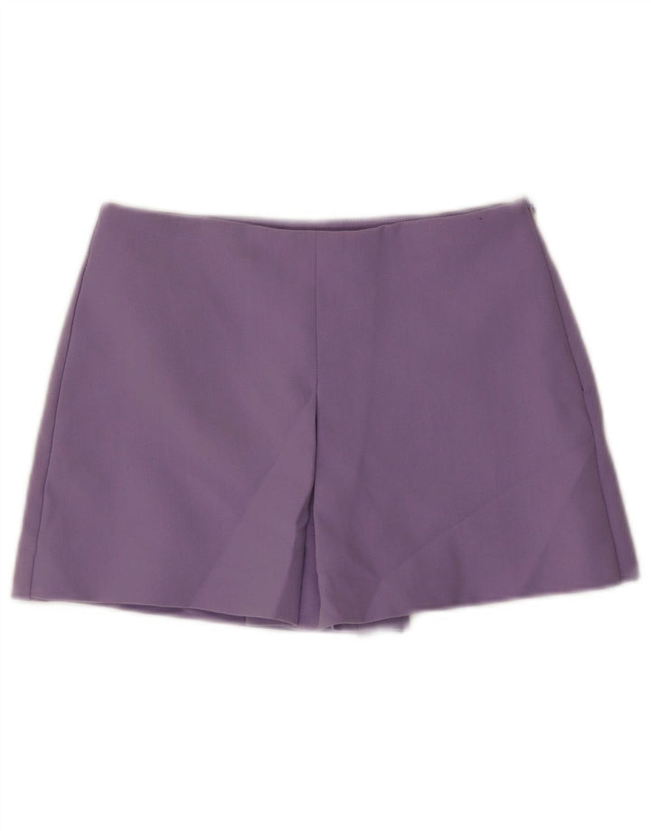 Zara Womens Casual Shorts XS W24  Purple