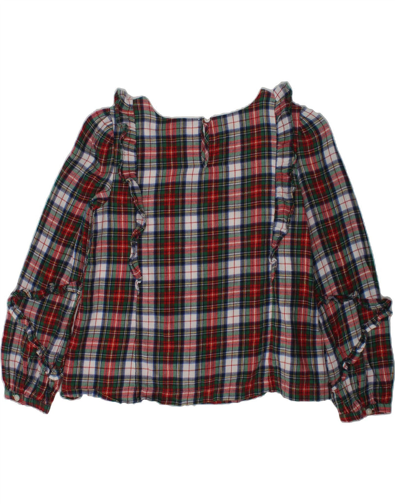 GAP Girls Long Sleeve Blouse Top 10-11 Years Large Red Check Cotton | Vintage Gap | Thrift | Second-Hand Gap | Used Clothing | Messina Hembry 