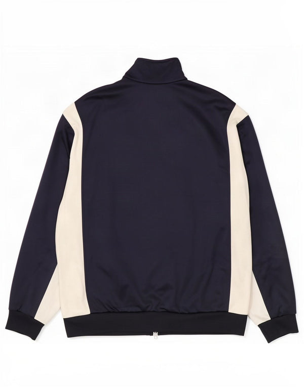 Lotto Mens Tracksuit Top Jacket Large Navy Blue Colourblock