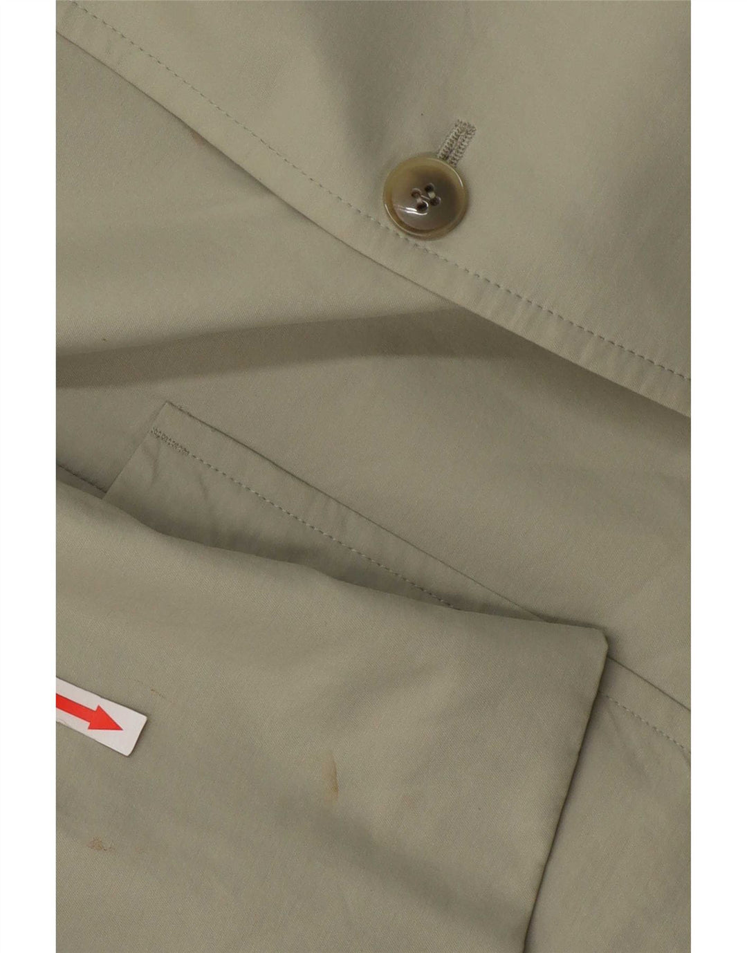 Marks & Spencer Mens 3 Button Blazer Jacket UK 40 Medium Beige Cotton