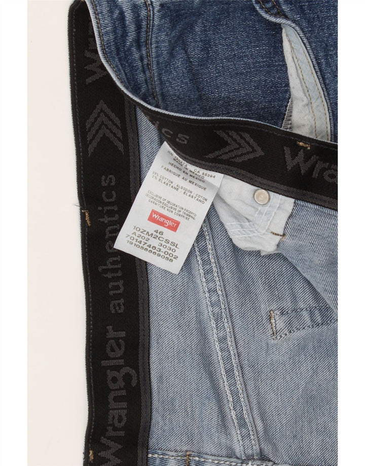 WRANGLER Mens Denim Shorts W46 3XL Blue Cotton Vintage Wrangler and Second-Hand Wrangler from Messina Hembry 