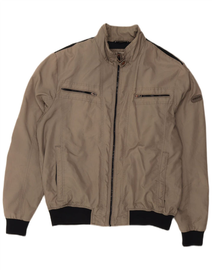 Geox Mens Bomber Jacket UK 44 2XL Grey