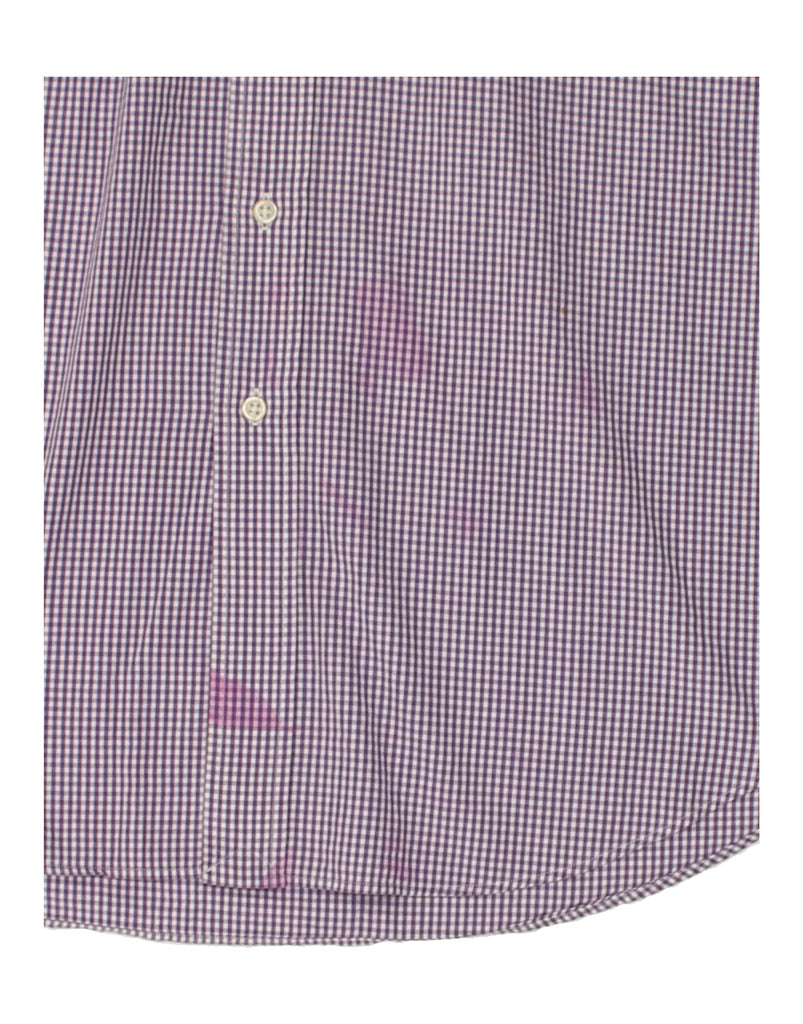 RALPH LAUREN Mens Blake Relaxed Fit Short Sleeve Shirt Large Purple | Vintage Ralph Lauren | Thrift | Second-Hand Ralph Lauren | Used Clothing | Messina Hembry 