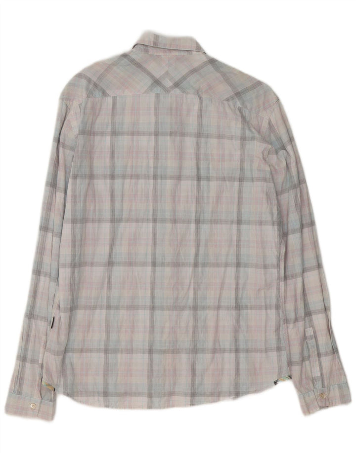 Paul Smith Mens Classic Fit Shirt Medium Multicoloured Check Cotton