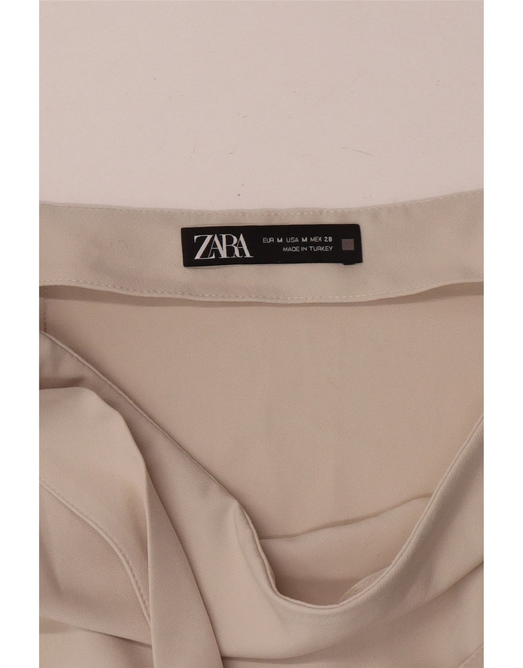 Zara Womens Skort Mini Skirt Medium W28 Off White