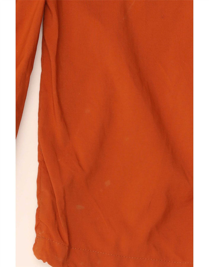 Bailo Mens Cargo Tracksuit Trousers Small Orange Colourblock Polyester