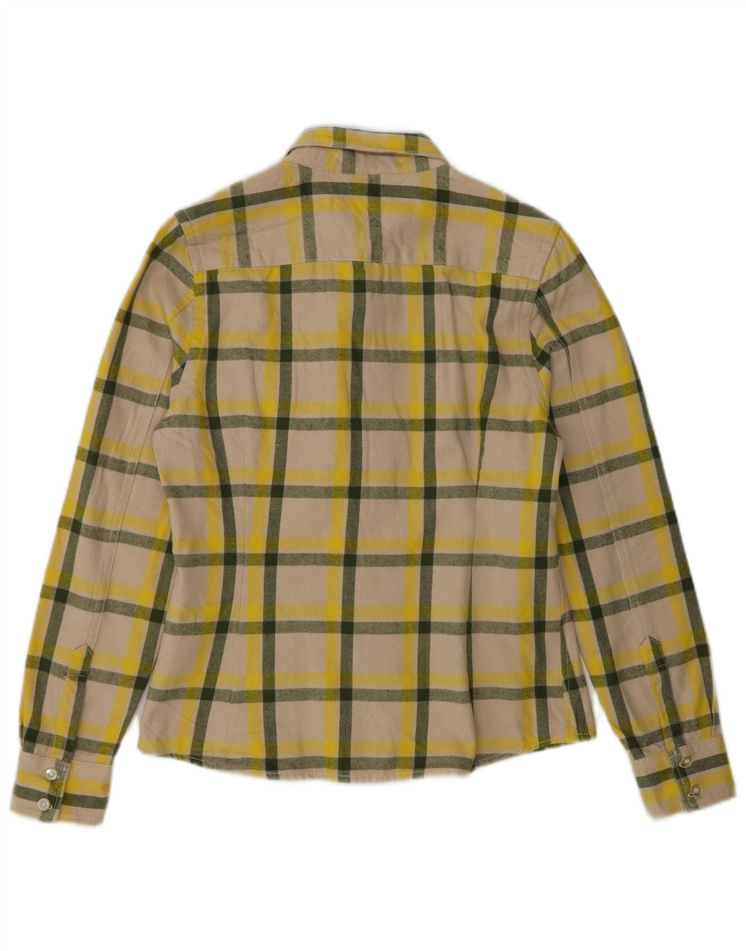 Wezc Womens Flannel Shirt UK 10 Small Multicoloured Check Cotton