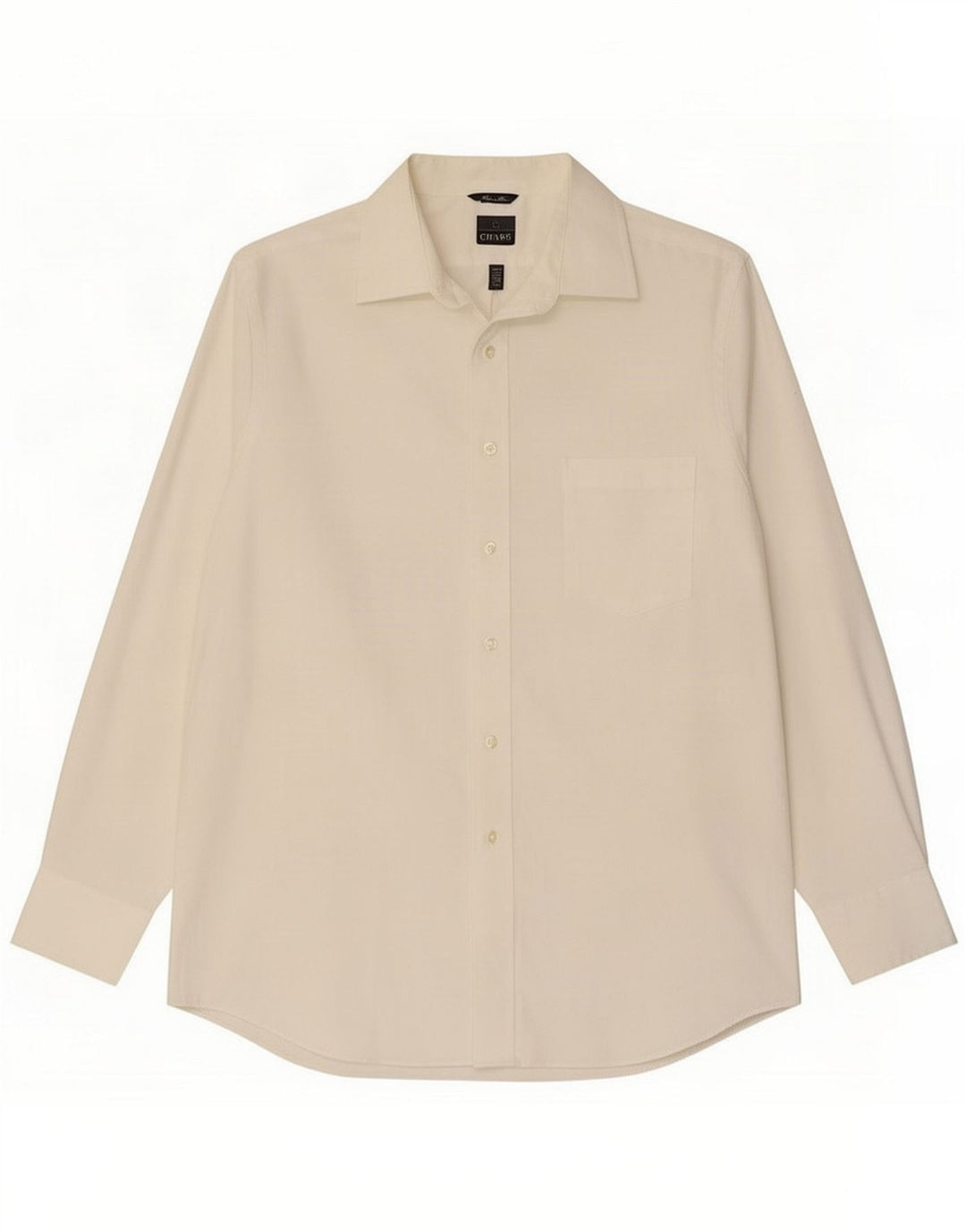 Chaps Mens Shirt Size 16 1/2 Large White Cotton