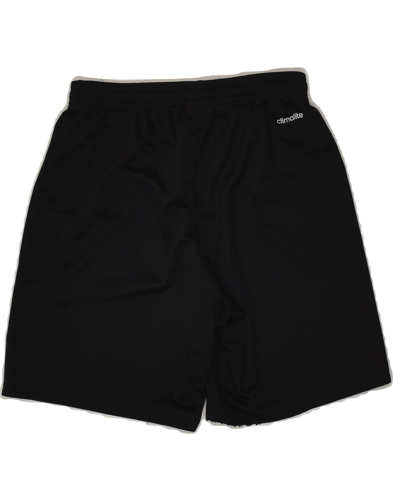 ADIDAS Boys Climalite Sport Shorts 11-12 Years Black Polyester | Vintage Adidas | Thrift | Second-Hand Adidas | Used Clothing | Messina Hembry 