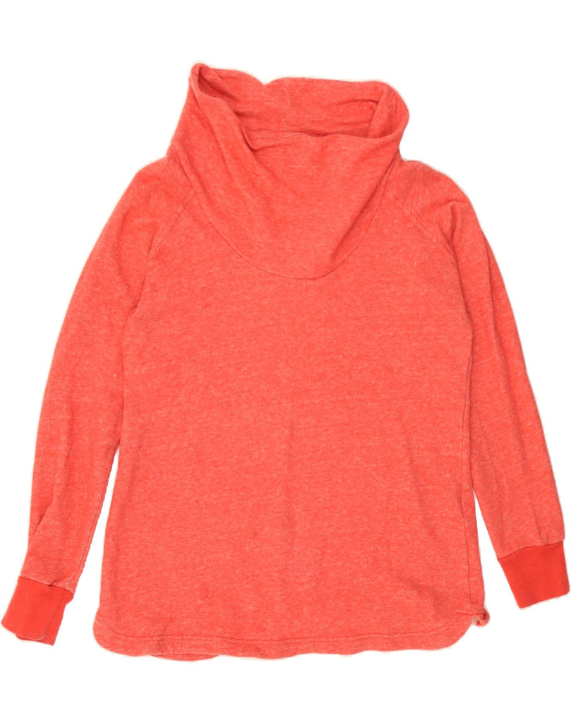 COLUMBIA Womens Sweatshirt Jumper UK 16 Large Orange Cotton Vintage Columbia and Second-Hand Columbia from Messina Hembry 
