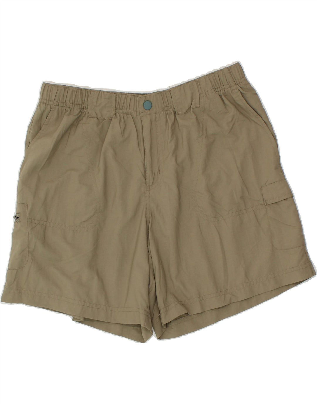 COLUMBIA Womens Cargo Shorts Medium W30  Beige Nylon Vintage Columbia and Second-Hand Columbia from Messina Hembry 