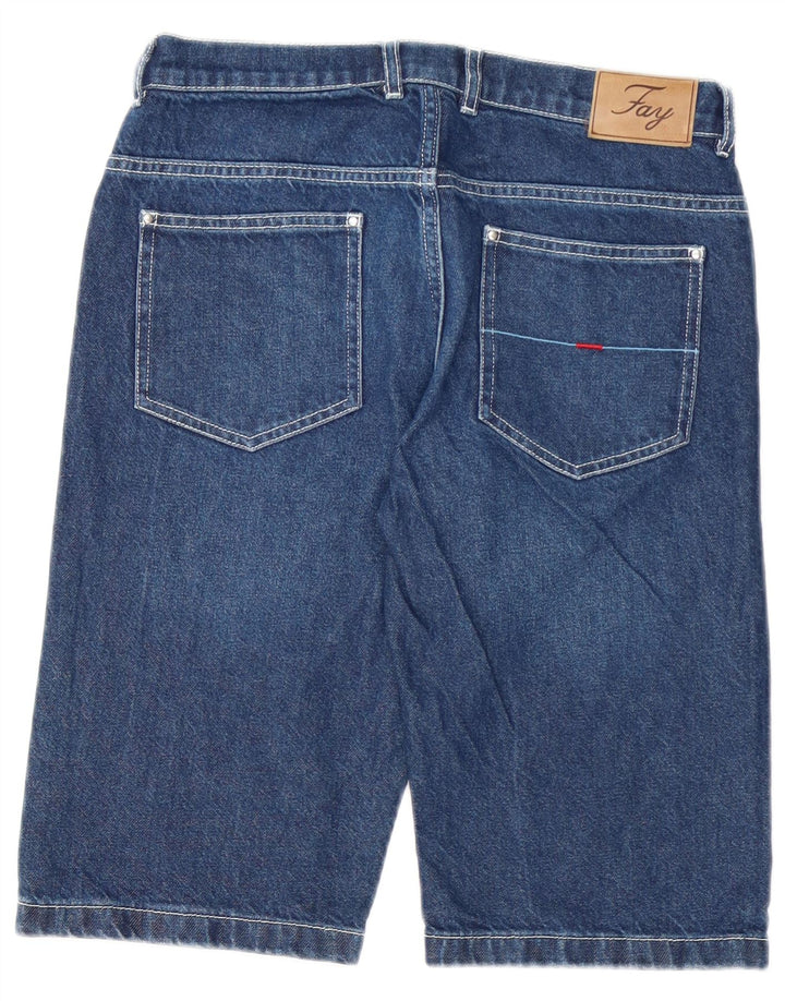Fay Boys Denim Shorts 15-16 Years W28  Blue Cotton