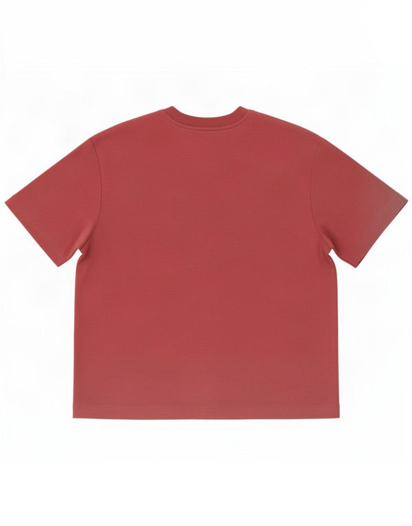 Zara Mens T-Shirt Top XL Burgundy