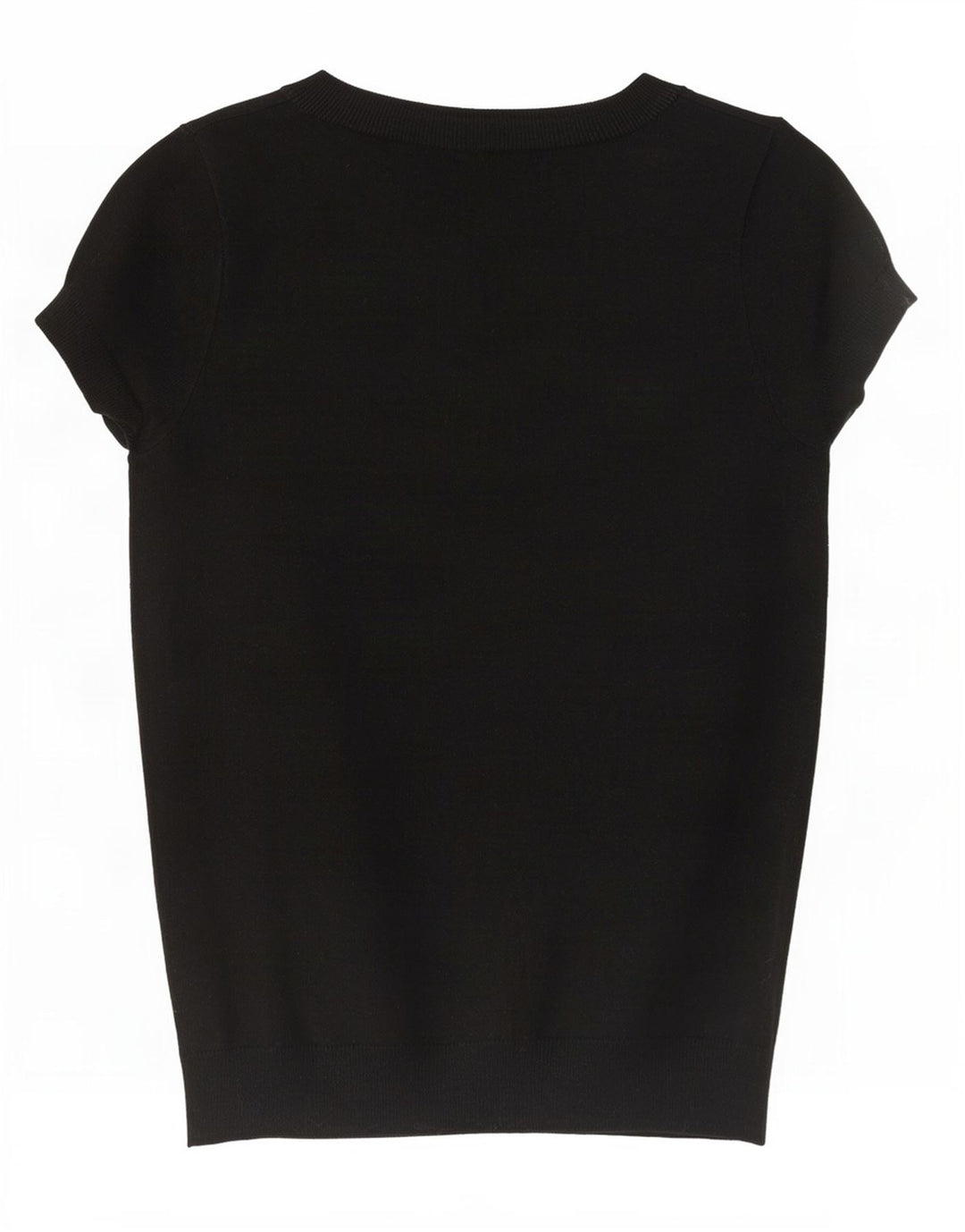 Zara Womens T-Shirt Top UK 14 Large Black
