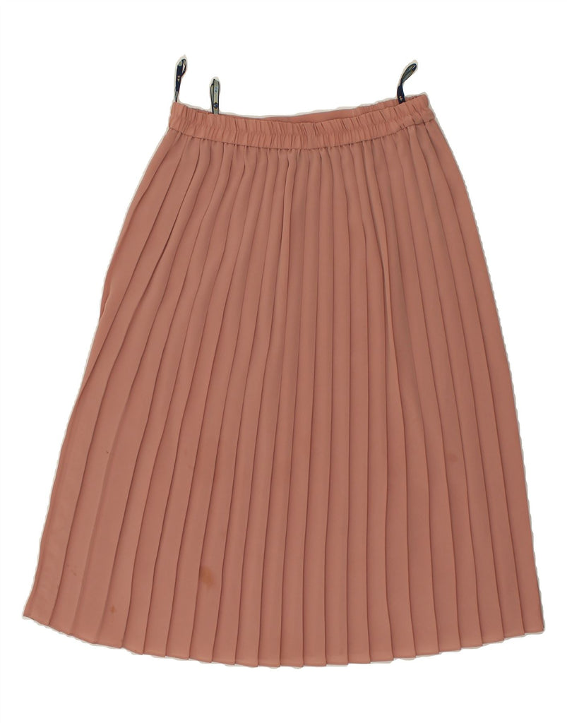 YOUR SIXTH SENSE Womens Pleated A-Line Skirt IT 44 Medium W30  Pink Vintage Your Sixth Sense and Second-Hand Your Sixth Sense from Messina Hembry 