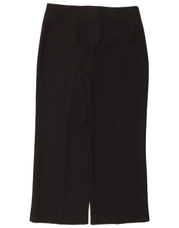 Marks & Spencer Womens Loose Fit Casual Trousers UK 16 Large W36 L30 Black
