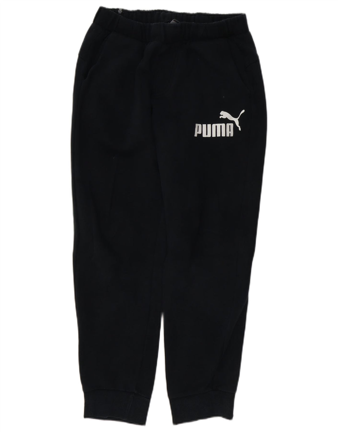 Puma Mens Graphic Tracksuit Trousers Joggers Medium  Black Cotton