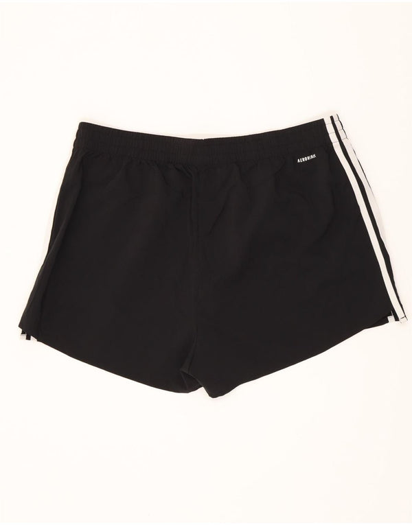 Adidas Womens Aeroready Sport Shorts UK 20/22 XL Black Polyester