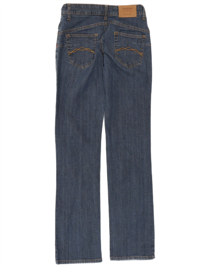 CARRERA Womens Straight Jeans IT 42 Medium W28 L33 Blue Cotton
