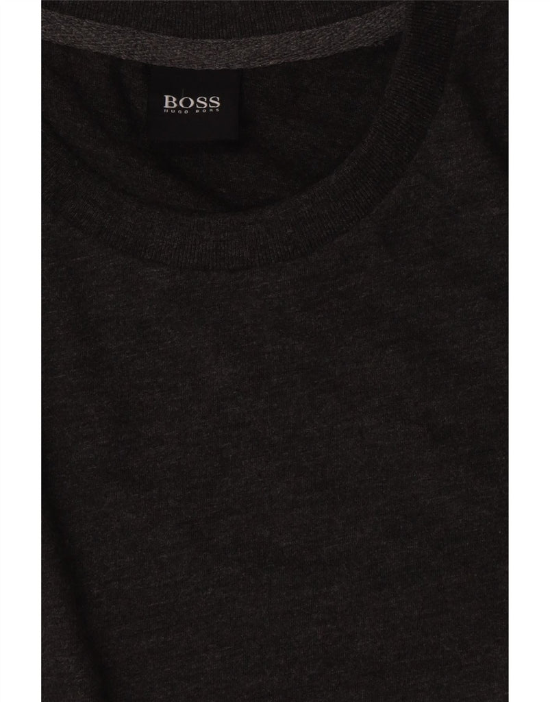 HUGO BOSS Mens T-Shirt Top Large Grey Cotton Vintage Hugo Boss and Second-Hand Hugo Boss from Messina Hembry 